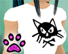 Kitty~Punk Shirt - Black