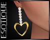|E! Gold Heart Earrings