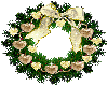 Ani Golden Hearts Wreath