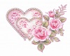 Pink Hearts & Roses