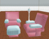 MK Pink/Ice Chair Set