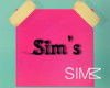 Sims Post it