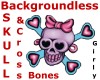CrossBones Girly Sticker