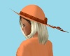 Chloe Poncho Hat Orange