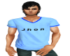 Blue name tee shirt