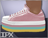 Plat Sneakers 66 Pink-1
