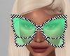 Teal Butterfly Shades
