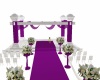 purple wedding pavilion