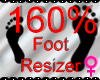 *M* Foot Resizer 160%