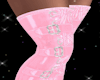 Pink Leather Boots