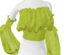 lime green tube blouse