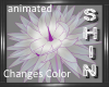 White Neon Flower -ANIM