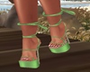 SUMMER GREEN SANDALS