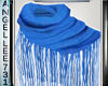 FRINGED BLUE KNIT