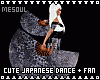Cute Japanese Dance+Fan