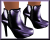 [LM]Leather Booties-Purp