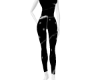shiny black pants