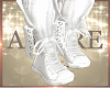 Amo White Sneaker Boots