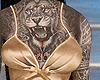 Luxe Dress Gold inked