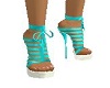 Aqua heels