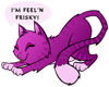Purple Hyper Kitty Cat