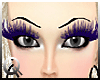 Purple eyelashes eyes