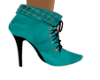 ice blue boot with  gem