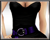 Black/Purple Belt Dress