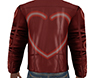 Hearts Leather Jacket  M