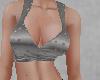 A~ Silver Silk Halter