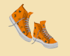 Sneaker Orange Butterfly