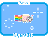 Nyan Cat Animated Badge