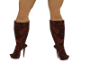Brown Snake Skin Boots