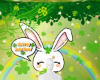 Clover Bunny Background
