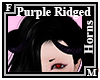 Purple Ridged Horns