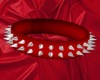 Red Spike Collar {F}