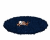 Fluffy Blue poseless rug