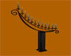 candelabros negros