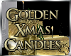 (MD)Golden Xmas Candles