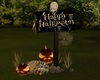 happy halloween sign