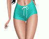 Turquoise Sports Shorts