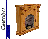 *C - Wooden Fireplace