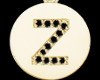 Gold Z Pendant Necklace