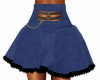 Blue Chained Skirt