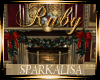 (SL) Ruby Holiday Firepl