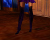 purple lace to thighhigh