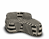 Jl Black White Sofa