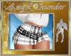 ANGEL Whte Plaided Skirt