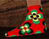 Retro Flowers Socks 5 F