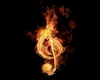 Fiery Hot Music NeonSign